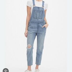 GAP Light Blue Denim Overalls for Women